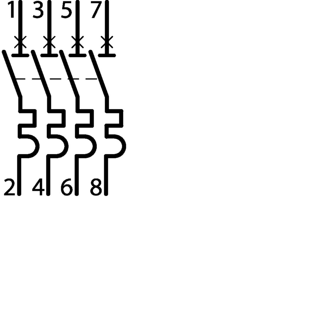 Kismegszakító 4P 20A C-jelleg 415V AC 50kA/60947 HMX Hager
