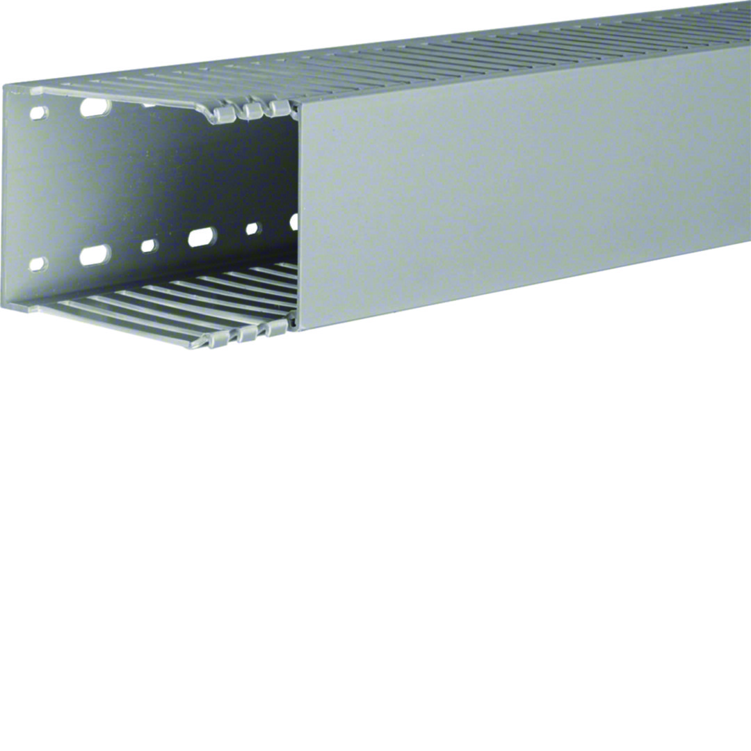 Perforált huzalozócsatorna 100mm 75mm x 2000mm gránitszürke alap-perforált 7.5mm DNG Hager