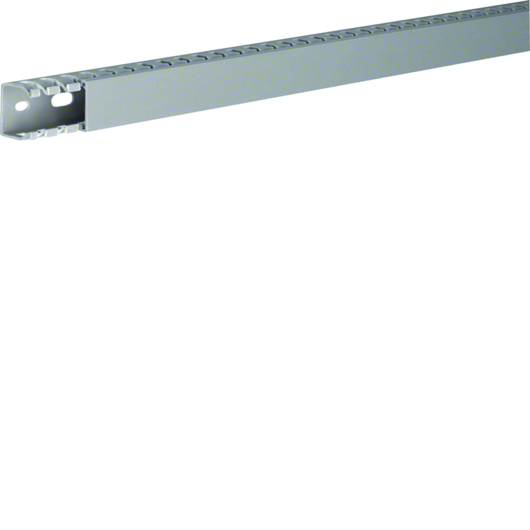 Perforált huzalozócsatorna 25mm 25mm x 2000mm gránitszürke alap-perforált 7.5mm DNG Hager