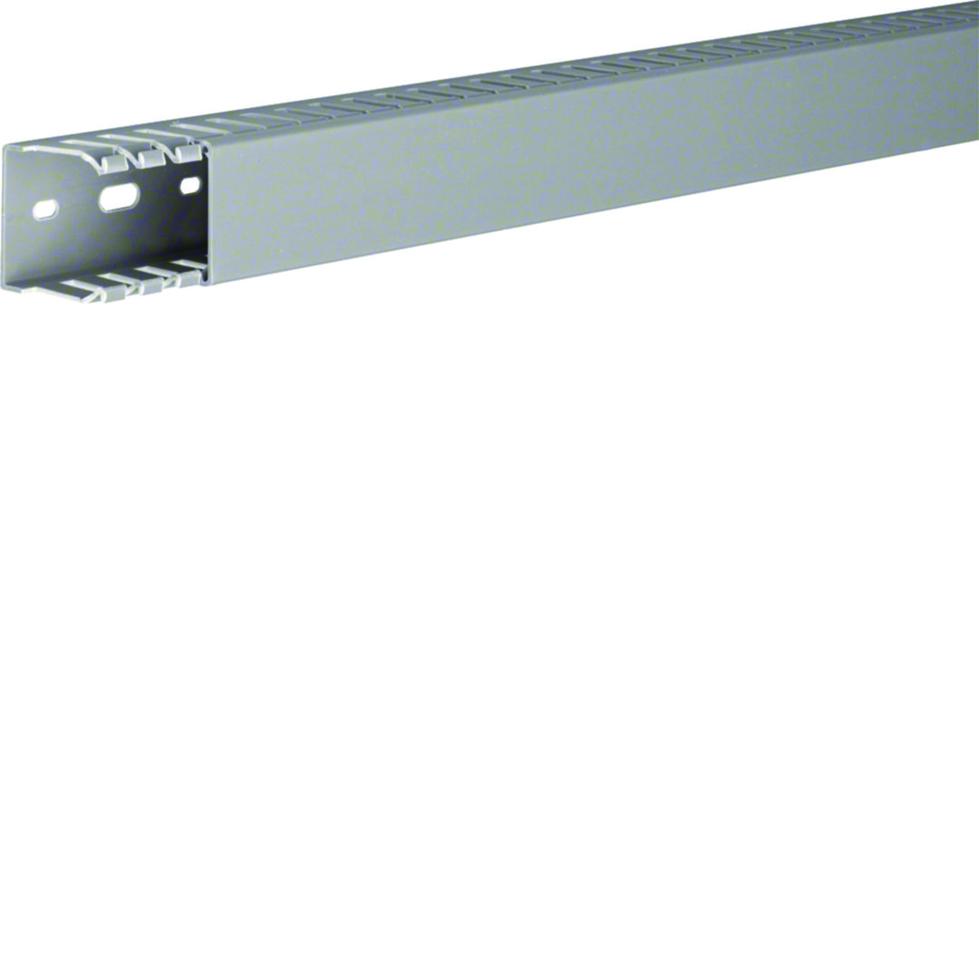 Perforált huzalozócsatorna 37mm 37mm x 2000mm gránitszürke alap-perforált 7.5mm DNG Hager