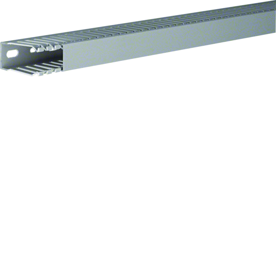 Perforált huzalozócsatorna 50mm x 25mm x 2000mm gránitszürke alap-perforált 7.5mm DNG Hager