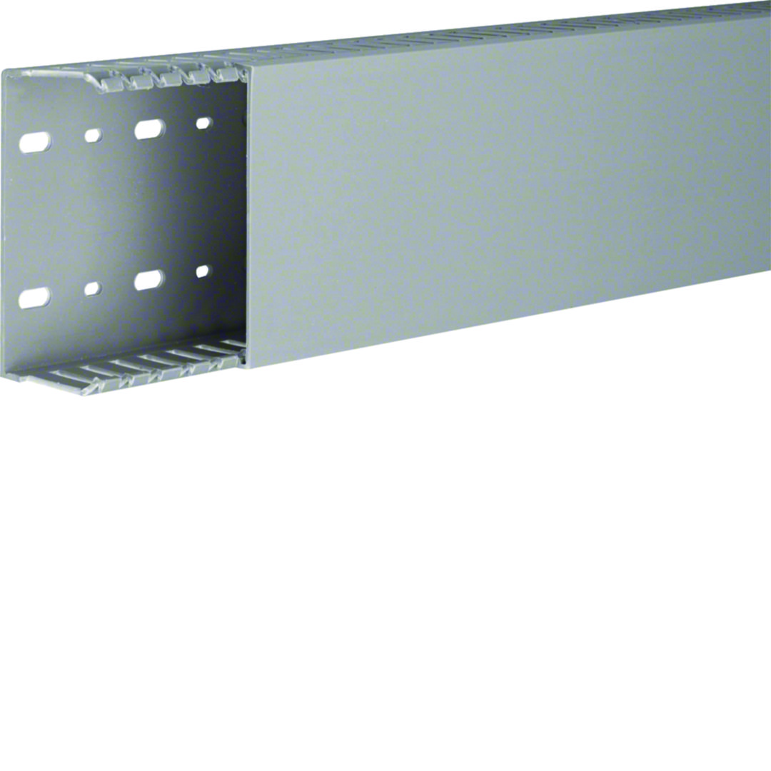 Perforált huzalozócsatorna 50mm 100mm x 2000mm gránitszürke alap-perforált 7.5mm DNG Hager