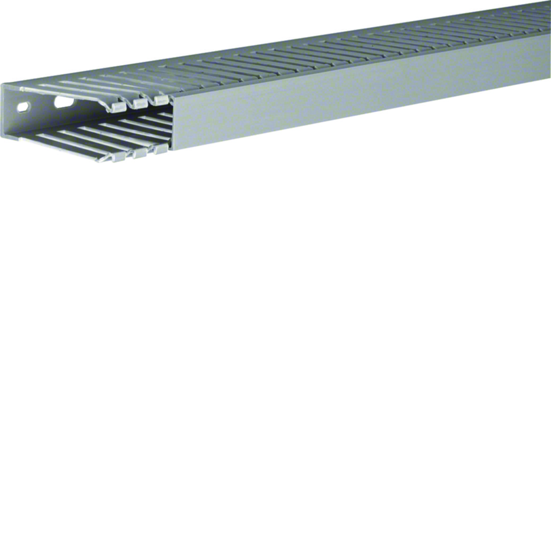 Perforált huzalozócsatorna 75mm 25mm x 2000mm gránitszürke alap-perforált 7.5mm DNG Hager