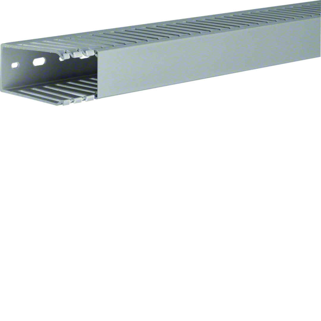 Perforált huzalozócsatorna 75mm 37mm x 2000mm gránitszürke alap-perforált 7.5mm DNG Hager