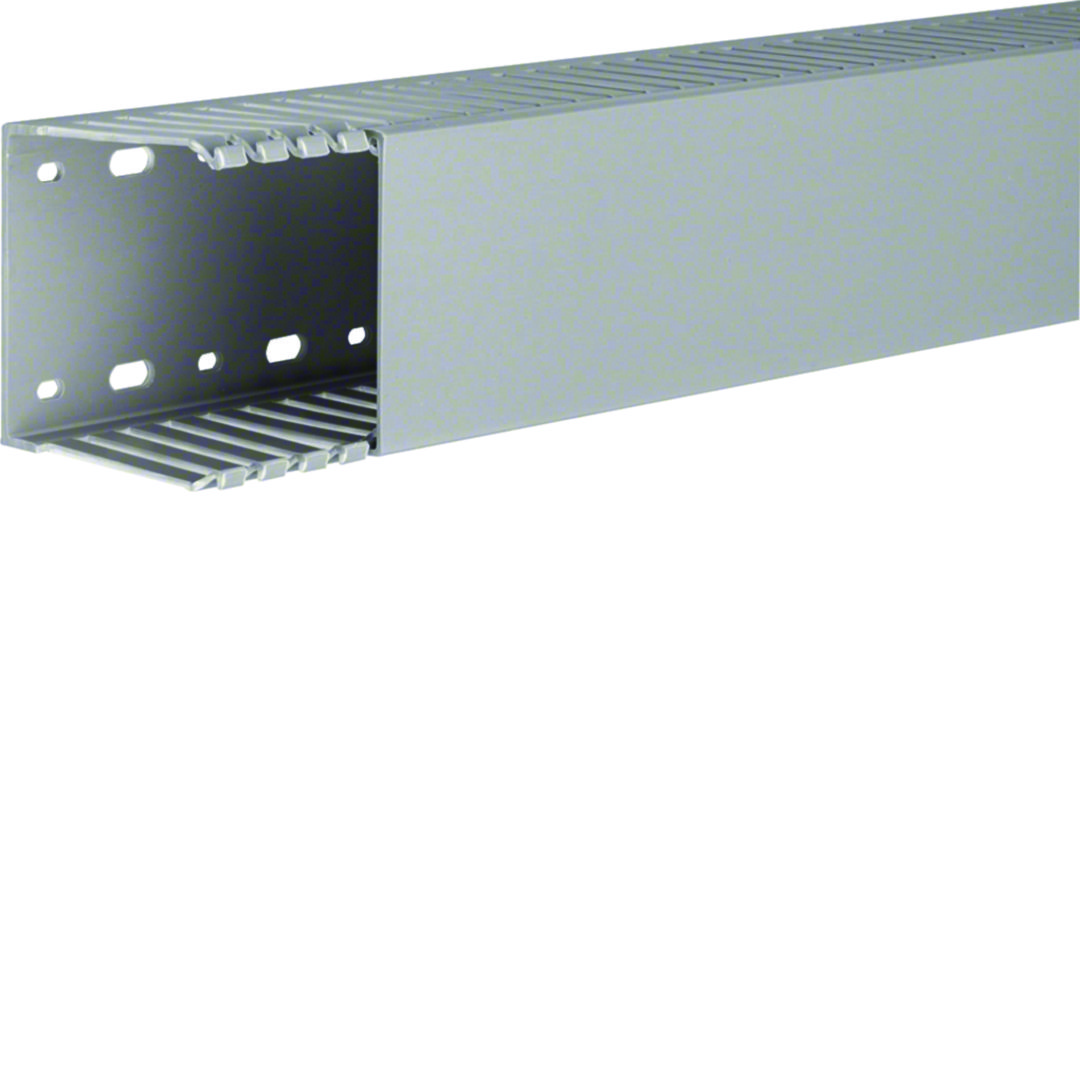 Perforált huzalozócsatorna 75mm x 75mm x 2000mm gránitszürke alap-perforált 7.5mm DNG Hager