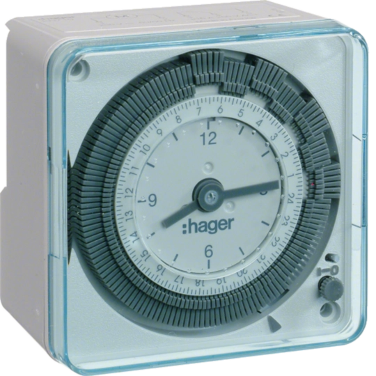 EH770 - Interrupteur horaire 72x72 électromécanique 1 voie sur 7 jours sans réserve