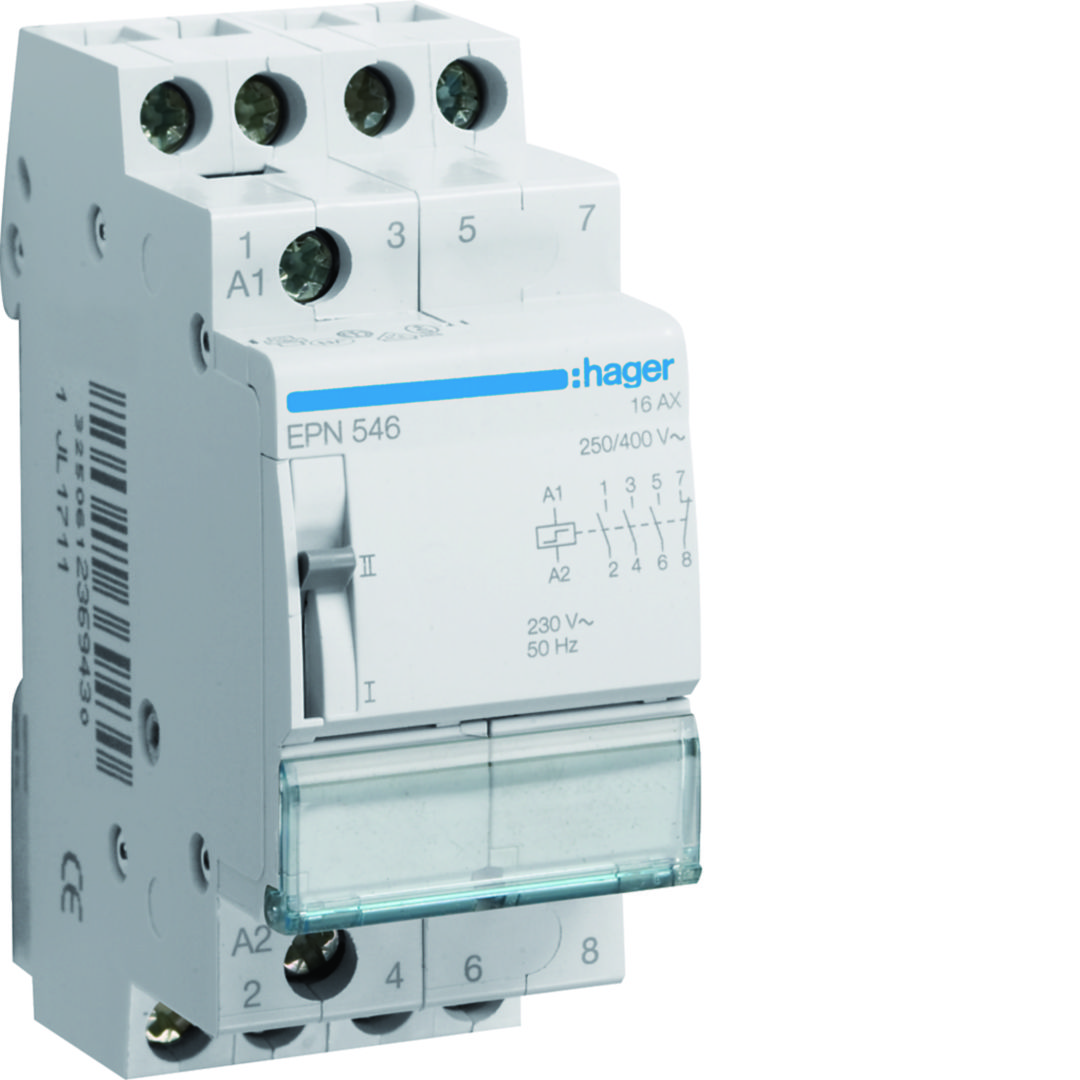 Impulzusrelé sorolható 16A 230V/ AC-műk. 50-60Hz 3z 1ny 35M EPN Hager