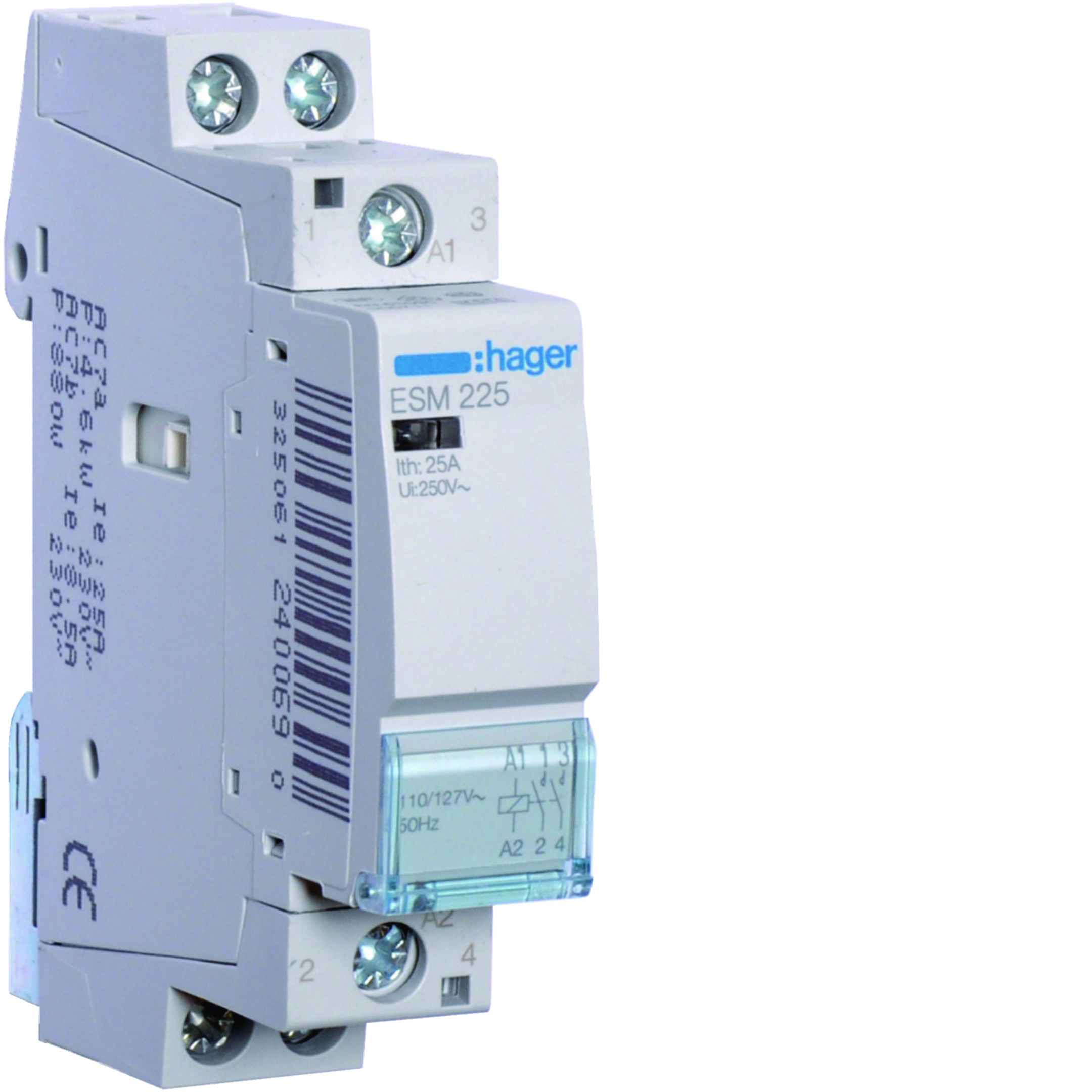 CONTATTORE STD+ 2NA 110/127VAC 25A 1M