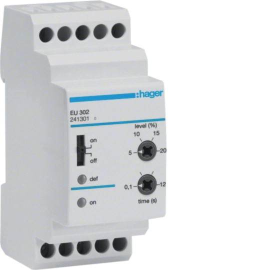 EU302 - Rele&#039; Di Controllo Tensione Trifase 1 Contatto In Sc. 8 A 250 V Ac 2 M. Din
