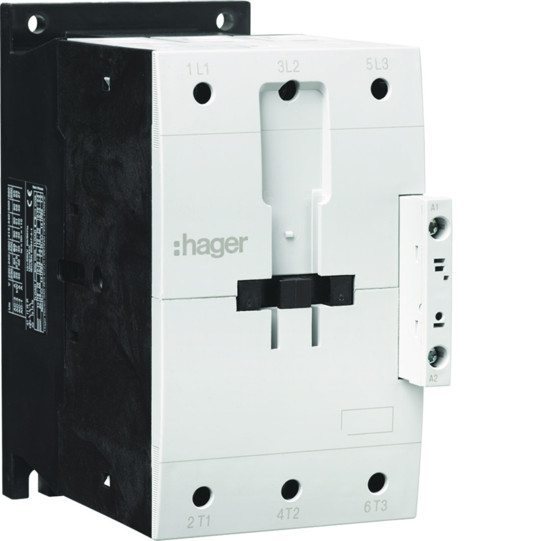 Kontaktor (mágneskapcsoló) 75kW/400VAC-3 3Z 190-240V50Hz csavaros 190A/AC-1/400V EV Hager