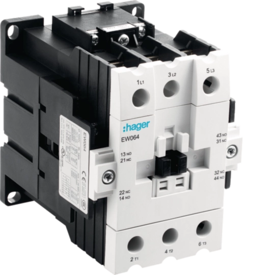 EW064_C - Industrial contactor 64A-AC3 / coil 220V 50-60Hz