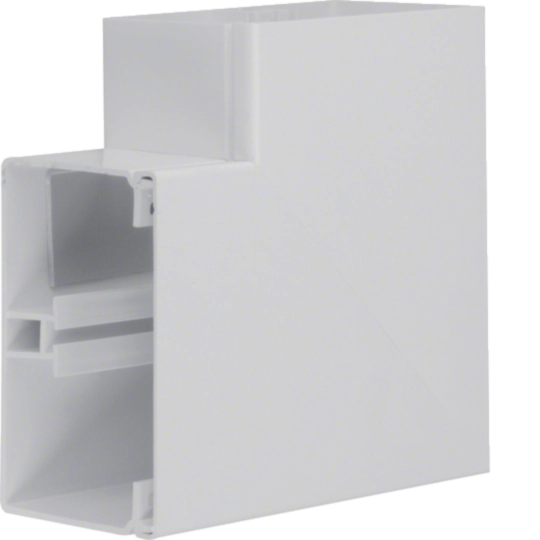 FB8013057035 - FB, vlakke hoek voor goot 80x130 mm, lichtgrijs