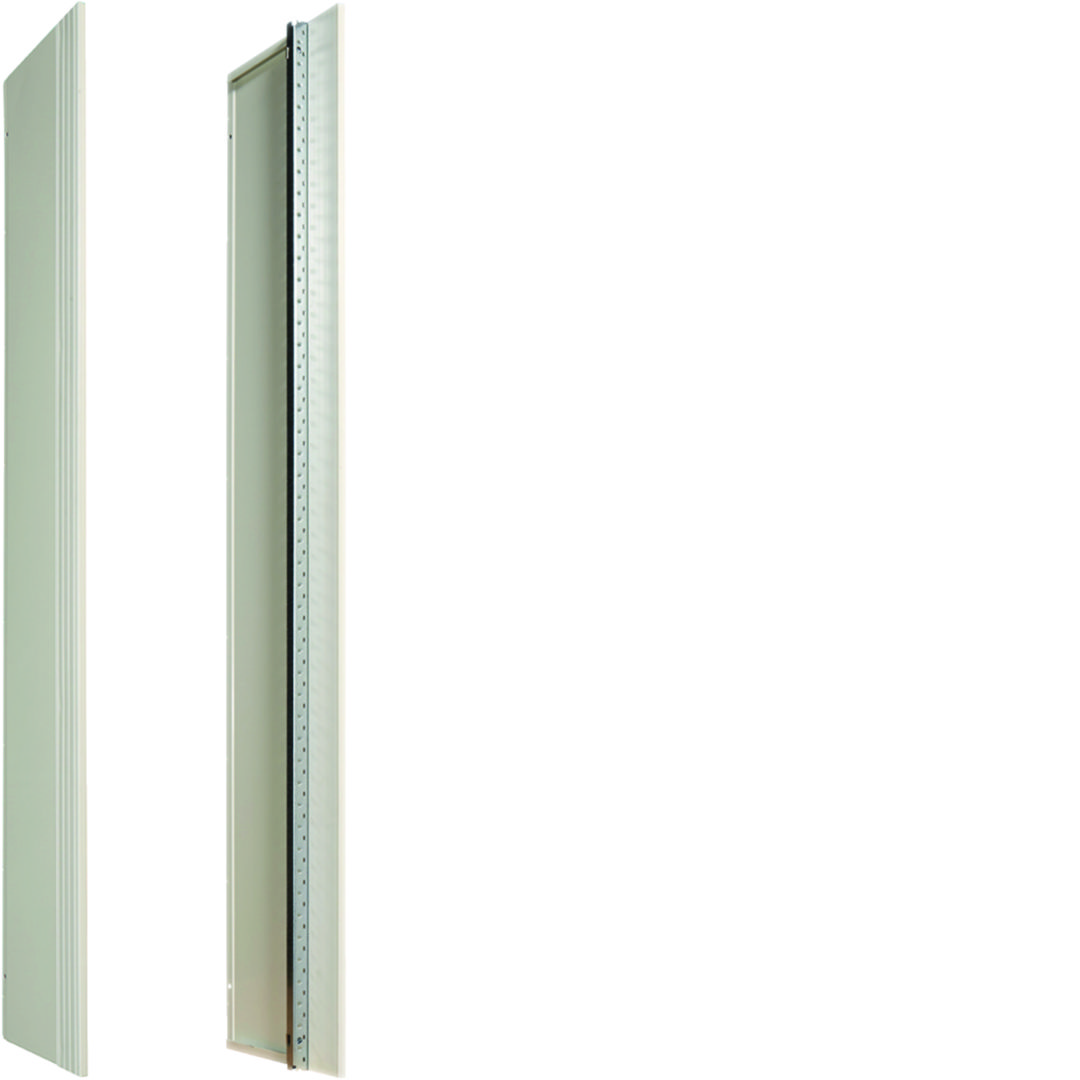 Oldallappár 8U lakkozott acél 245.5mm x 1200mm fehér Quadro4 Hager