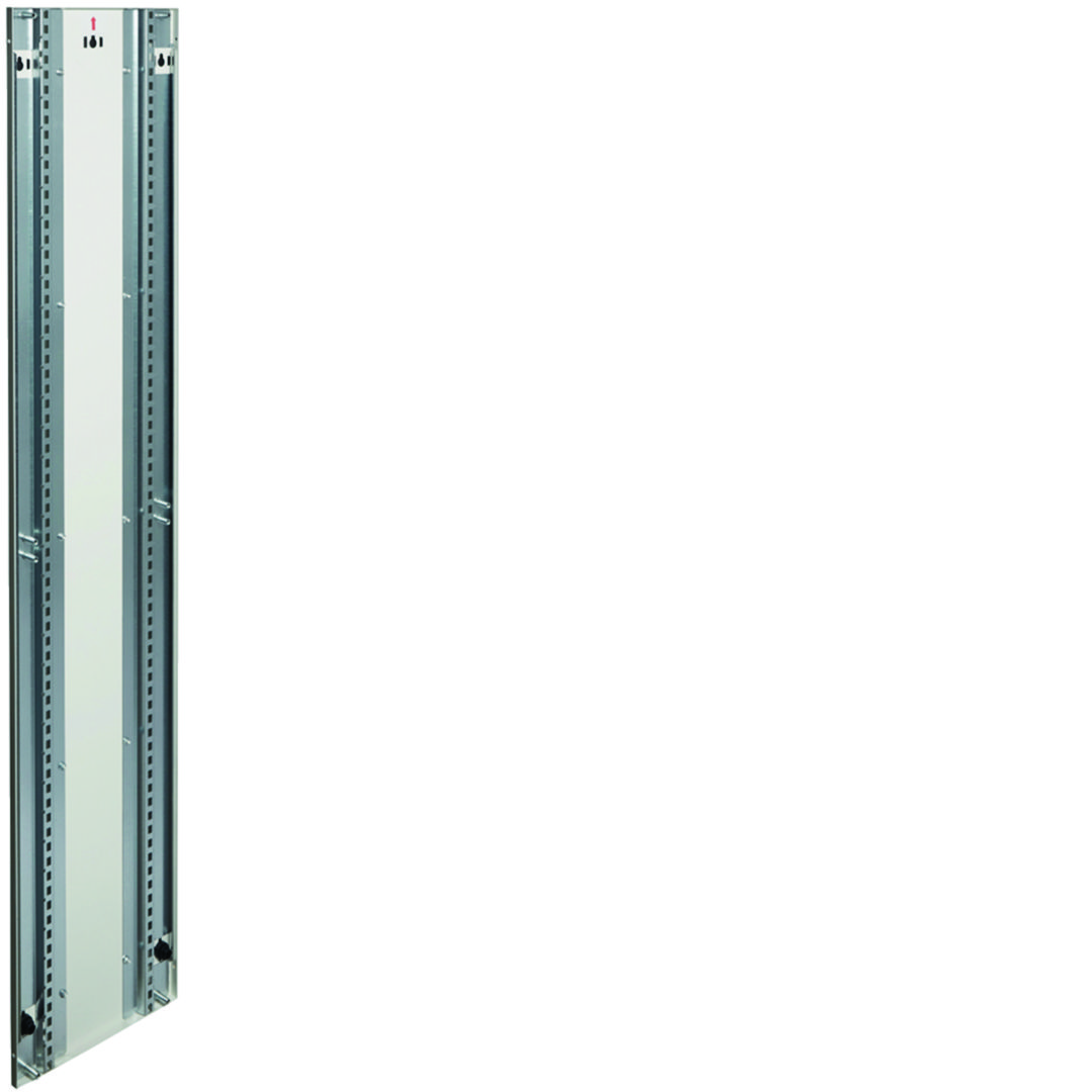 Hátlap 12U lakkozott acél 370mm x 1800mm fehér Quadro4 Hager