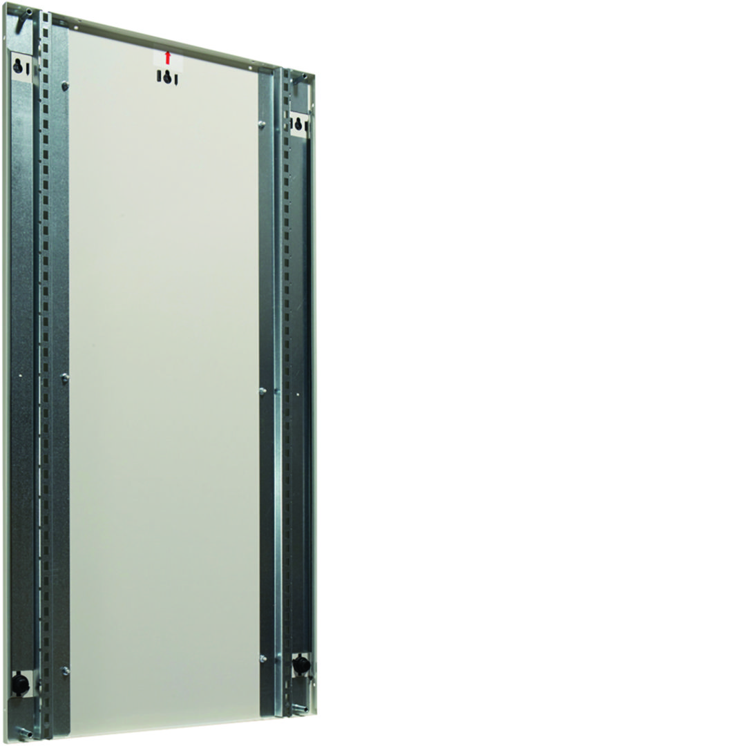 Hátlap 8U lakkozott acél 620mm x 1200mm fehér Quadro4 Hager