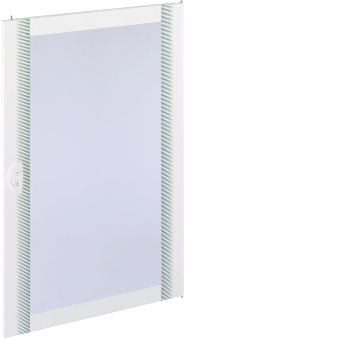 Ajtó átlátszó fehér lakkozott IP43 620mmx 900mmx Quadro4 Hager