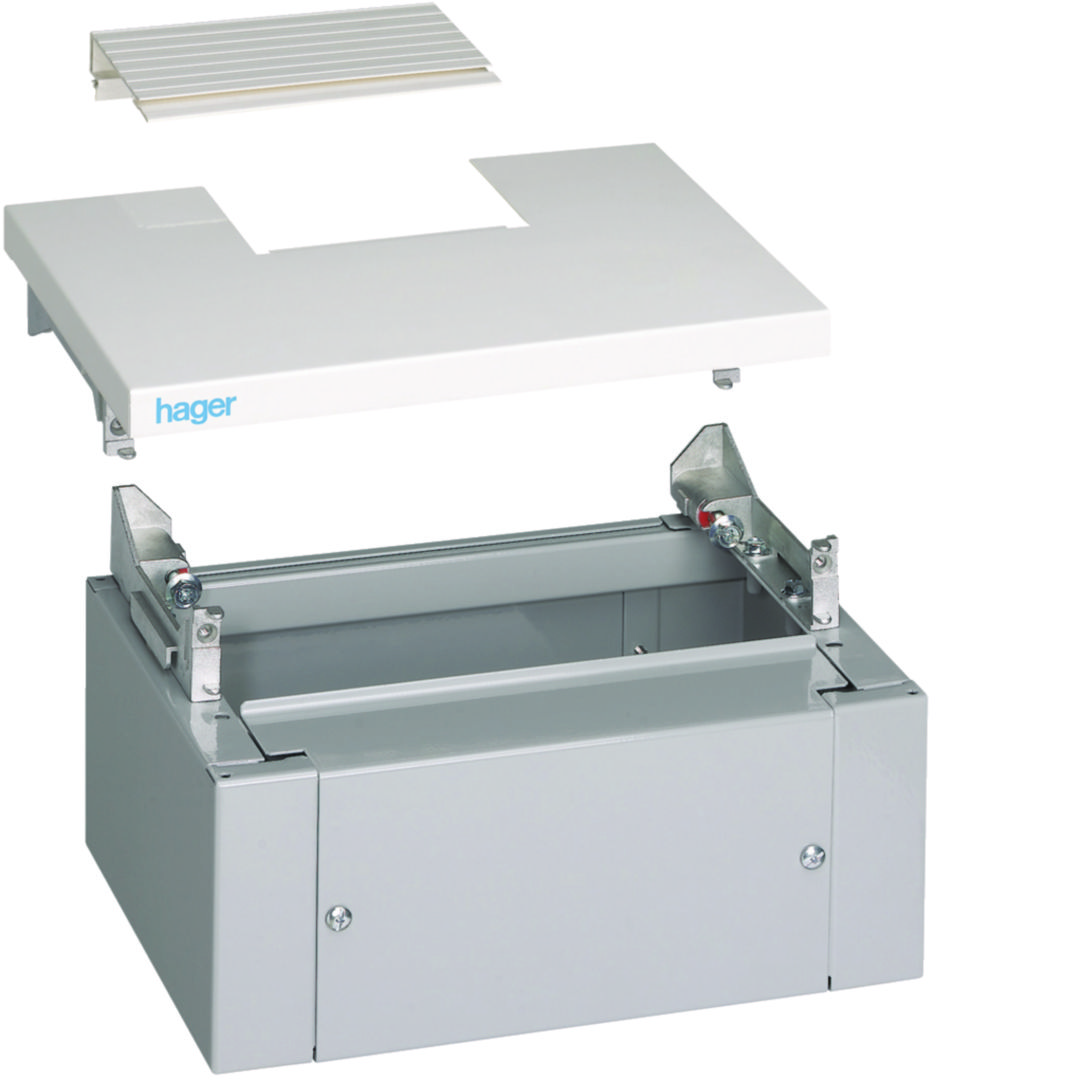 Tetőpanel + lábazat fehér 250mm 370mm x 260mm Quadro4 Hager