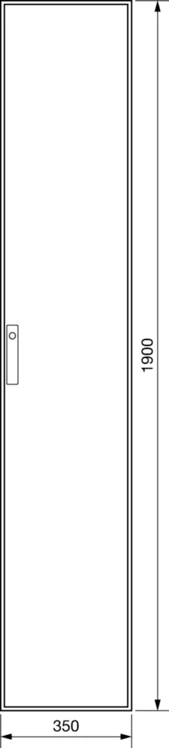 FG21XD - Anreihstandschrank, univers, IP 54, Schutzklasse I, 1900x350x600 mm