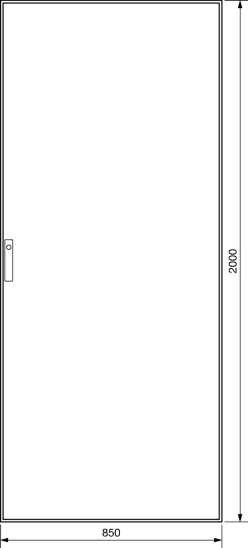FG23WF - Koppelbare staande verdeler IP41, univers, 2000 x 850 x 400 mm, RAL naar keuze