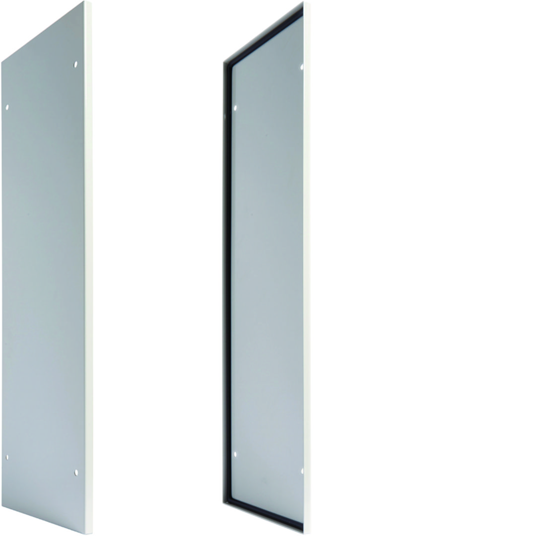Oldallappár 4U porszórt acél 224mm x 660mm fehér Quadro5 Hager
