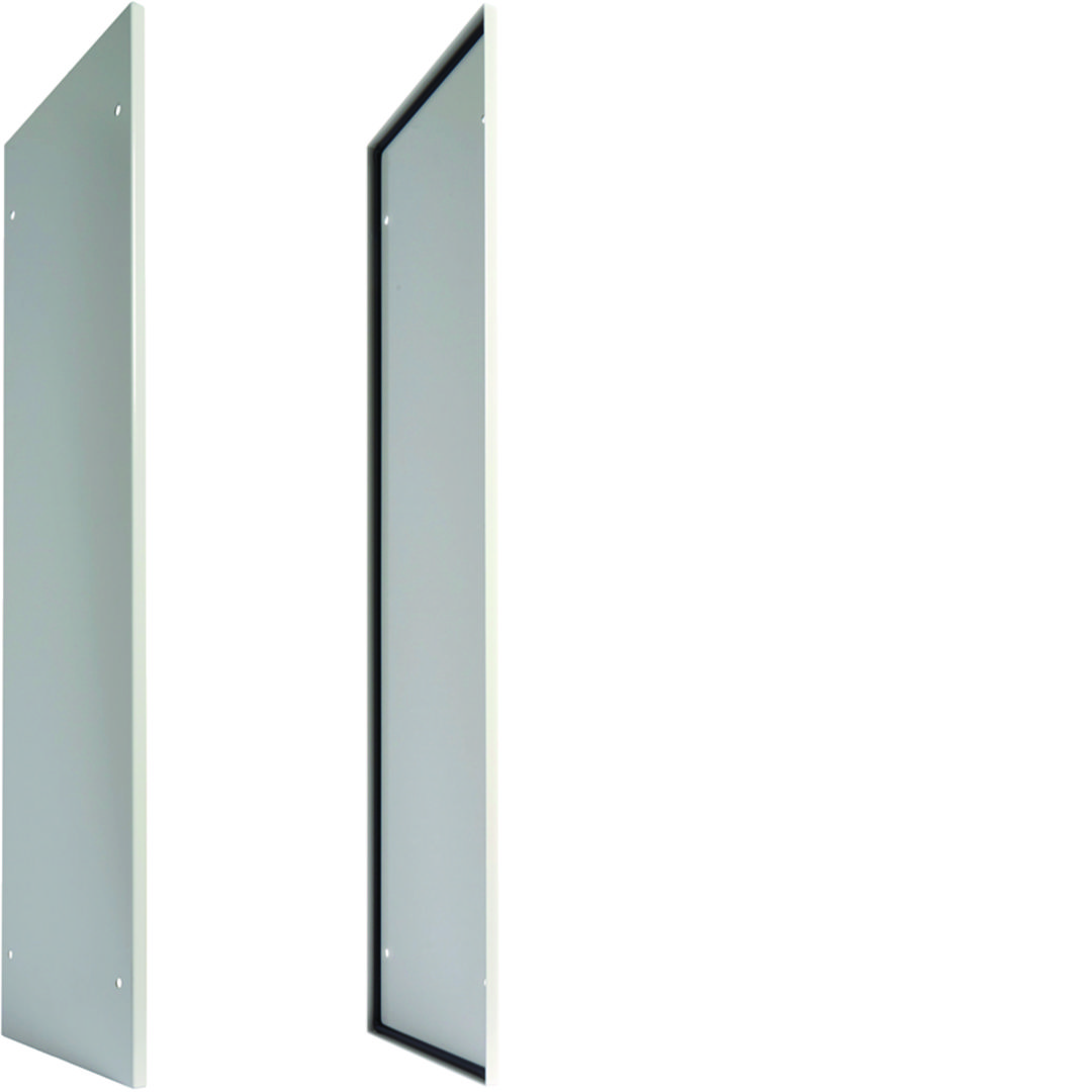 Oldallappár 5U porszórt acél 224mm x 810mm fehér Quadro5 Hager