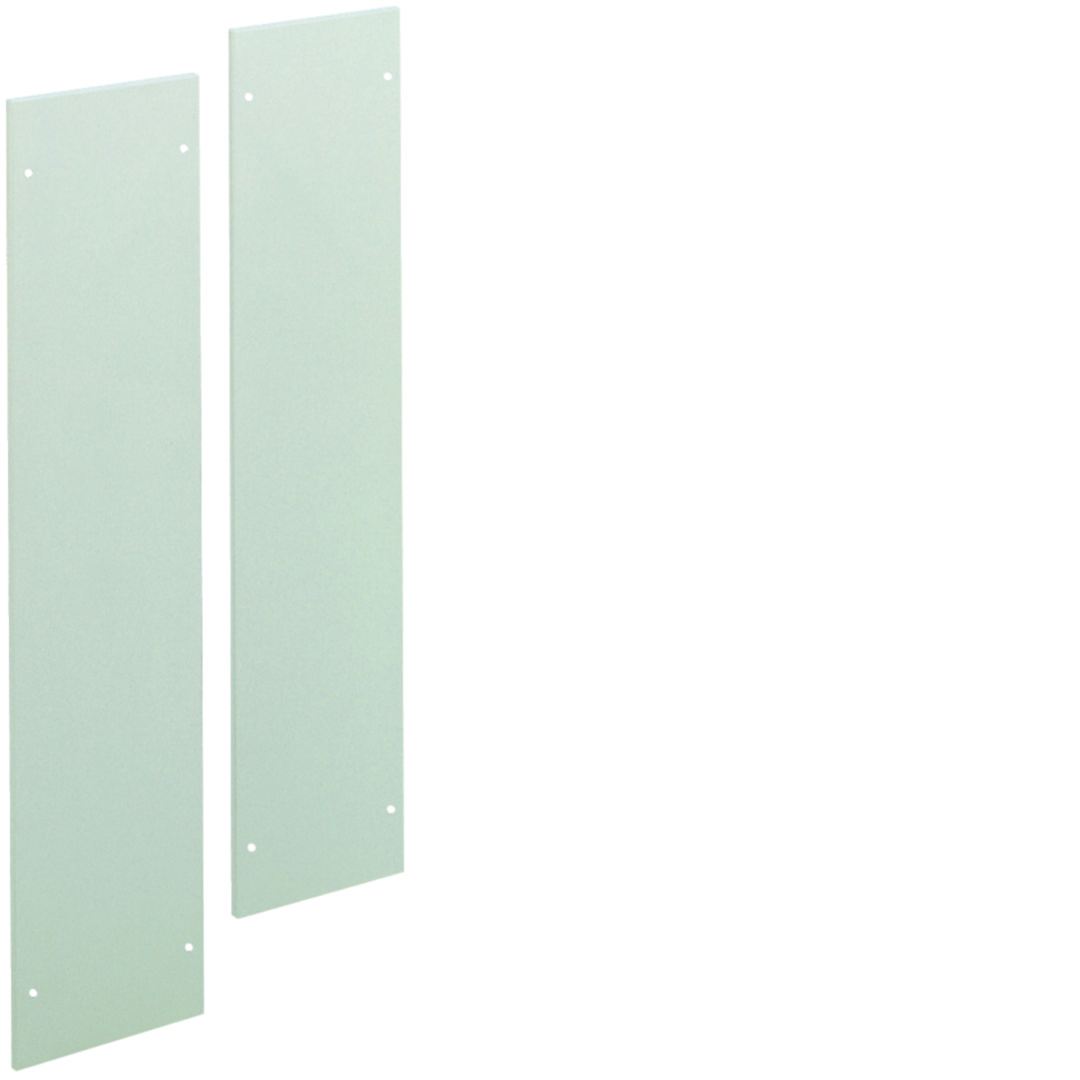 Oldallappár 7U porszórt acél 224mm x 1110mm fehér Quadro5 Hager