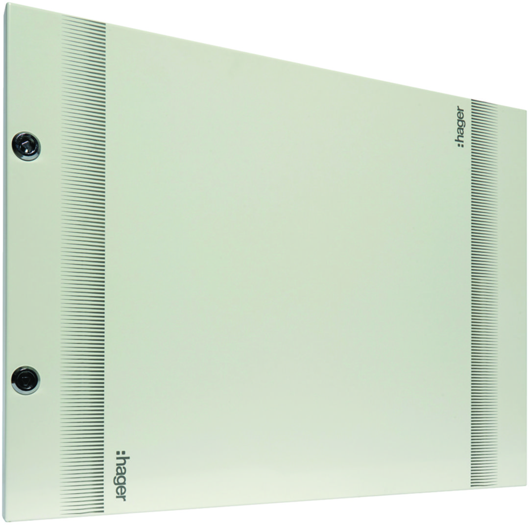 Ajtó teli fehér lakkozott acél IP55 685mmx 510mmx Quadro5 Hager