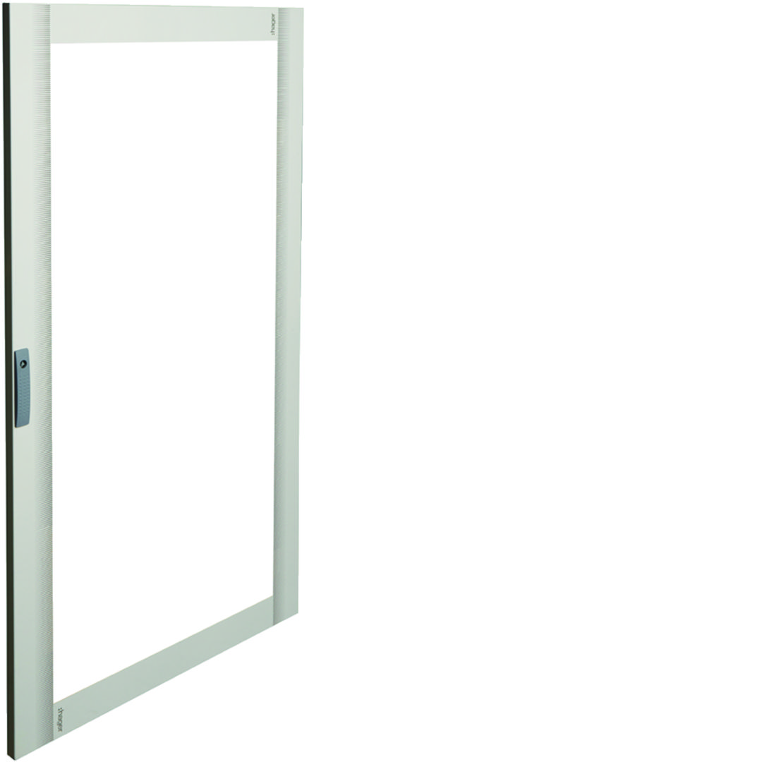 Ajtó átlátszó fehér lakkozott IP55 885mmx 1710mmx Quadro5 Hager