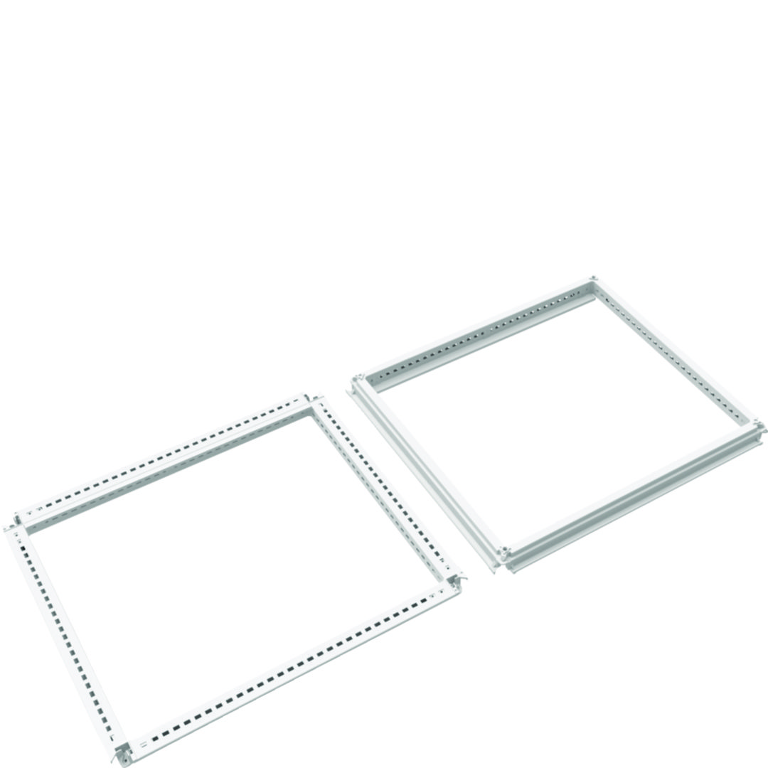 Tető- és padlókeret lakkozott 900mm x 50mm x 800mm fehér QuadroEvo Hager