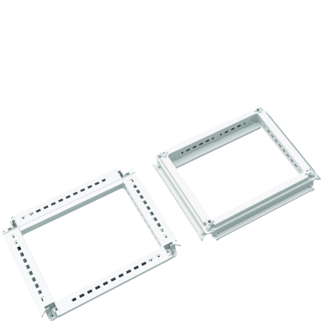 Tető- és padlókeret lakkozott 450mm x 50mm x 400mm fehér QuadroEvo Hager