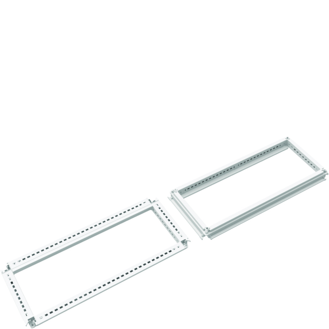 Tető- és padlókeret lakkozott 900mm x 50mm x 400mm fehér QuadroEvo Hager