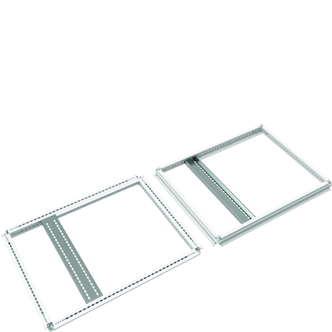 Tető- és padlókeret lakkozott 1000mm x 50mm x 800mm fehér QuadroEvo Hager