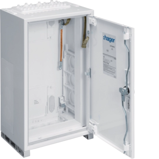 FP43TW2 - Armoire murale Hager univers avec porte CP I IP54 800×650×205mm