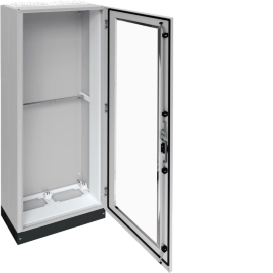 FR22K1 - Schrank Hager univers SK I 1850×550×275mm mit Sockel 100mm+Tür transparent IP55