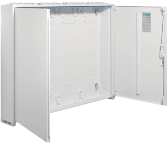 FWB54D - Feldvert. AP, univ., IP44, SKII, 240PLE, 4x5 Reihen 800x1050x161mm, leer m. Tür