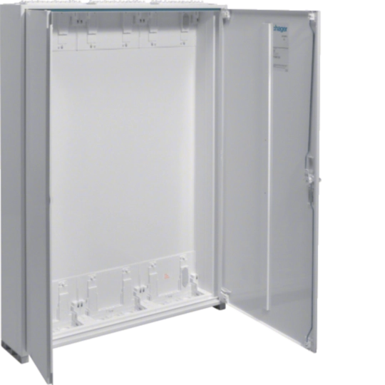 FWB73D - Feldvert. AP, univ., IP44, SKII, 252PLE, 3x7 Reihen 1100x800x161mm, leer mit Tür
