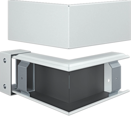 FWKP6010039016 - Außeneck Brandschutzkanal FWK-Plus 60x100 mm weiß Stahl pulverbeschichtet