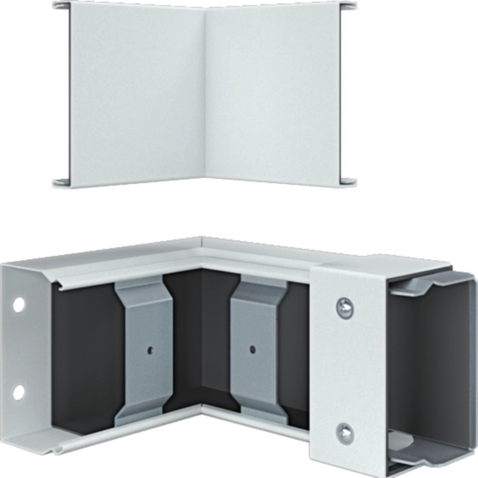 FWKP6010049016 - Inneneck FWK-Plus 60x100 mm weiß pulverbeschichtet für Brandschutzkanal