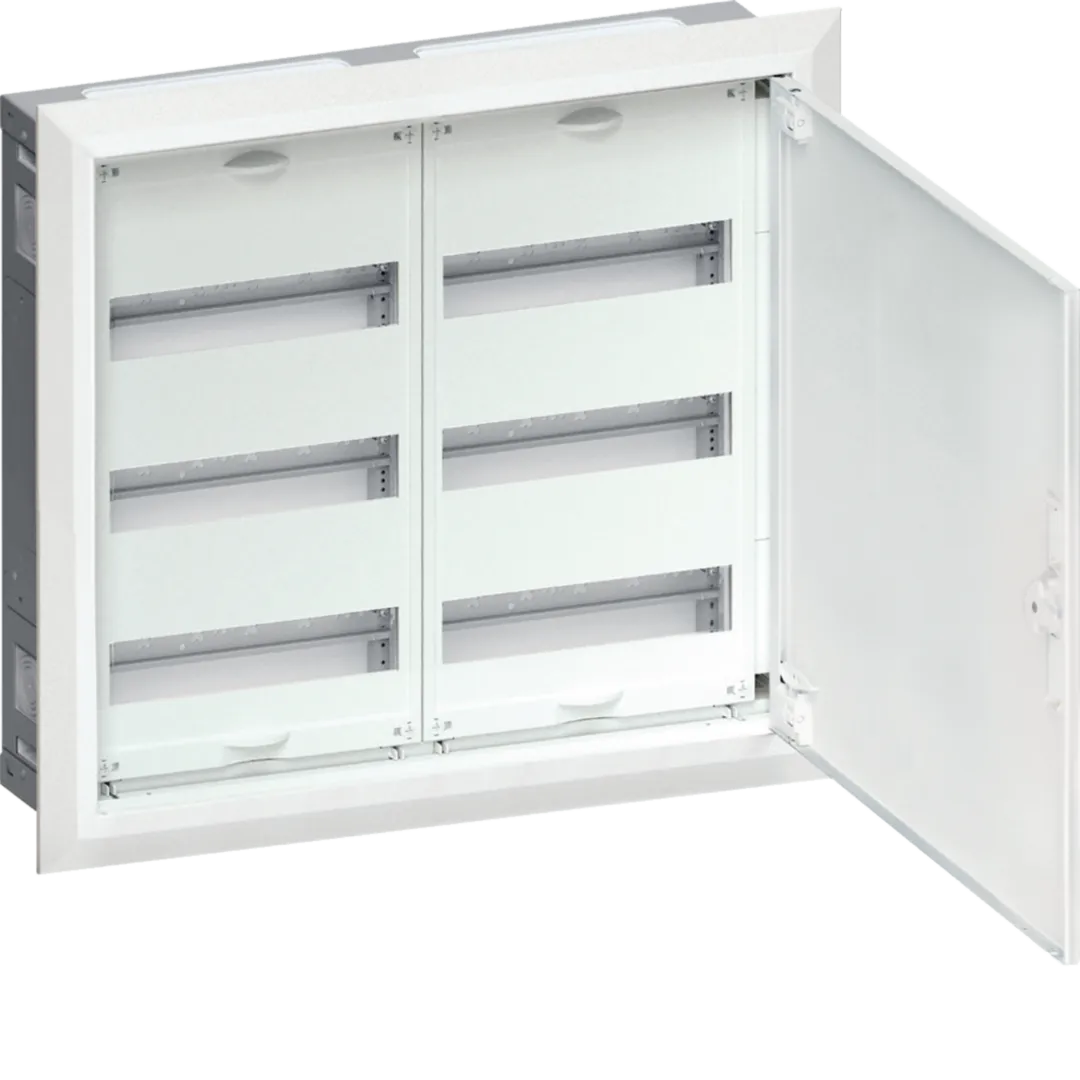 FWU32S1 - Coffret FW encastré 3 rangées 72 modules, IP30, classeII, niche 507x565x115mm