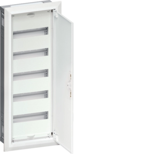 FWU51S1 - Distributeur ENC Hager univers 5-rangées 60UM porte IP30 300×800×110mm