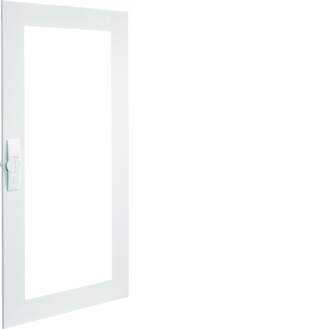 Ajtó átlátszó fehér porszórt acél IP44 519mmx 1069mmx Univers Hager