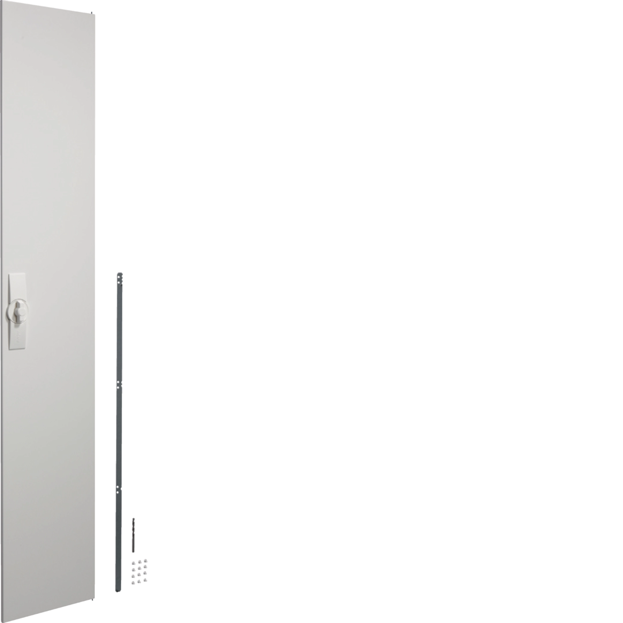 Sondertür, univers, voll, rechts, RAL 9010, für Schrank IP54, 1400x300mm