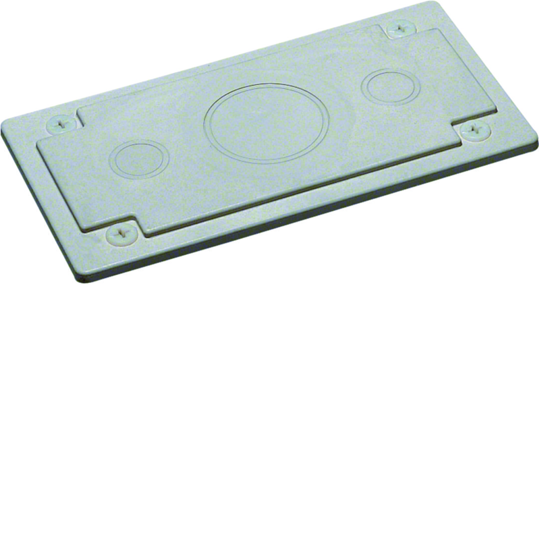 Kábelbevezető 3-kábelhez 2xM25/M32 + M50/M63 fedél kezeletlen műanyag 235mm x 15mm Univers Hager