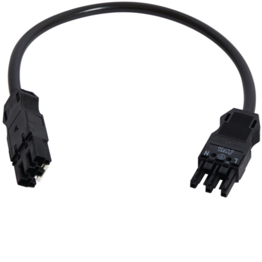 G4730 - Verbindungsleitung Wago Stecksystem 3x1,5mm² Länge 0,45m