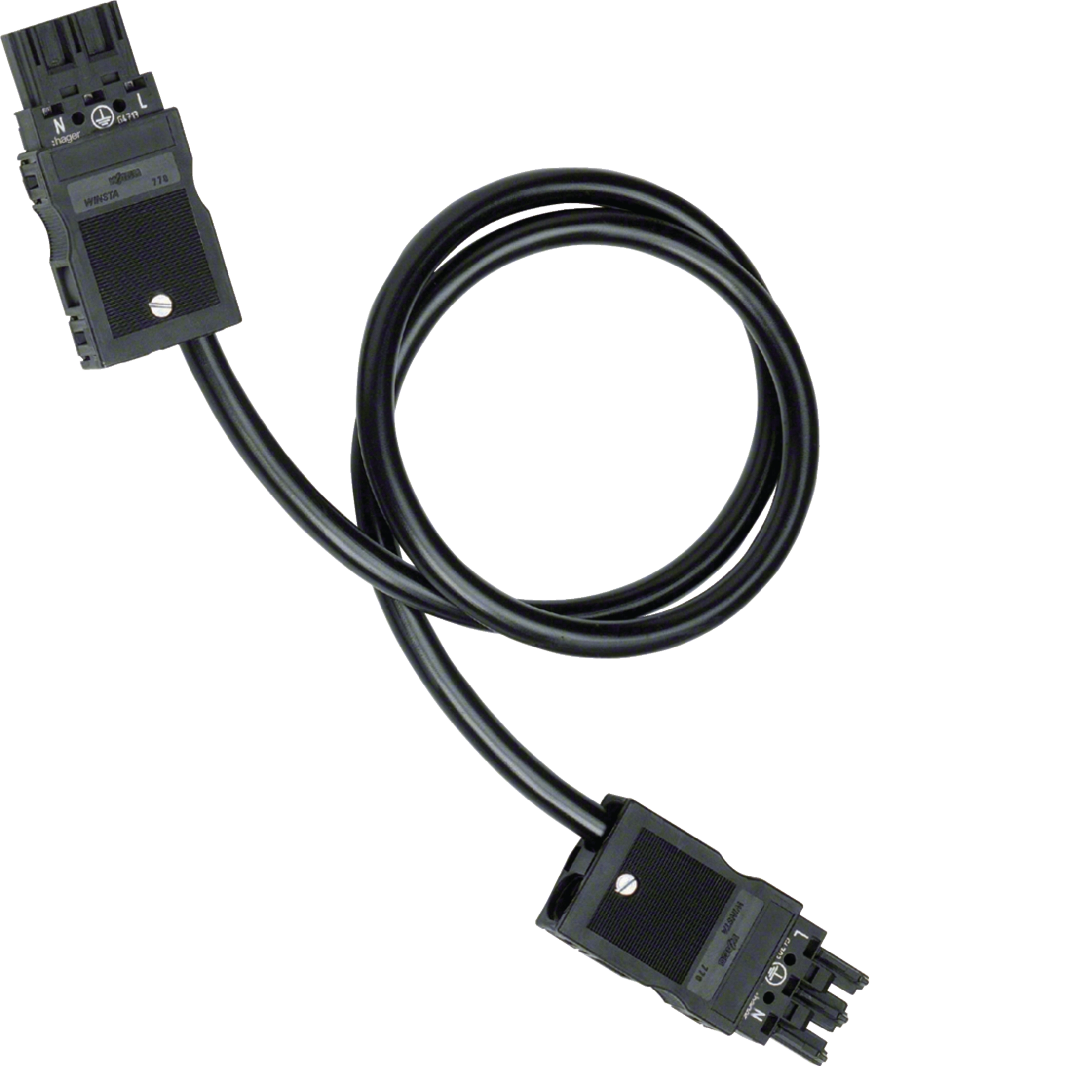 G4733 - Verbindungsleitung Wago Stecksystem 3x2,5mm² Länge 0,3m