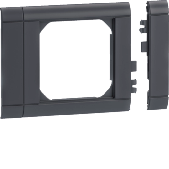 GR0800CH05 - Rahmenblende tehalit CH modular halogenfrei, 80mm, schwarz