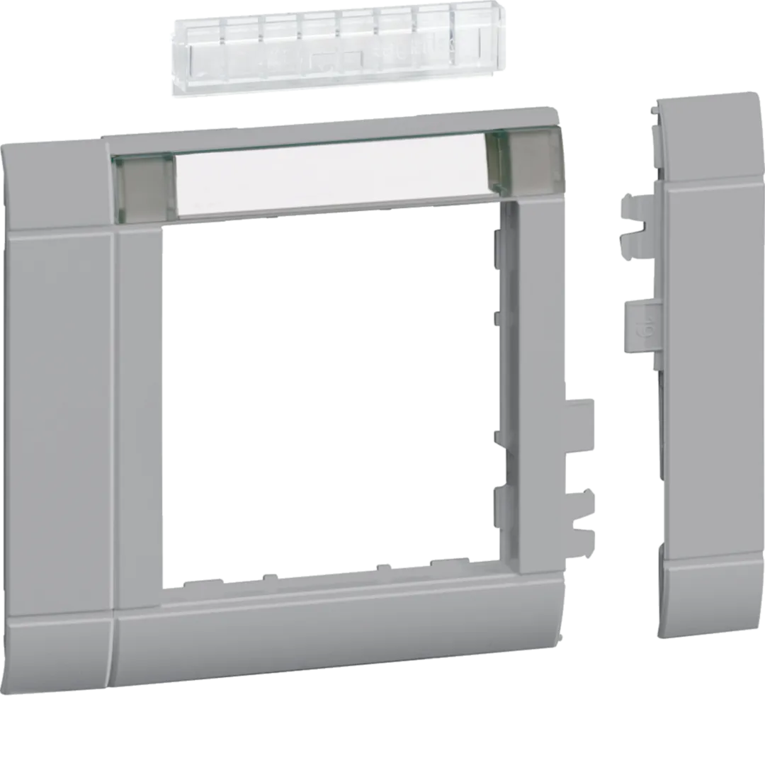 GR0802ALAN - Frontram BR för 55mm märkfönster Halogenfri Aluminium