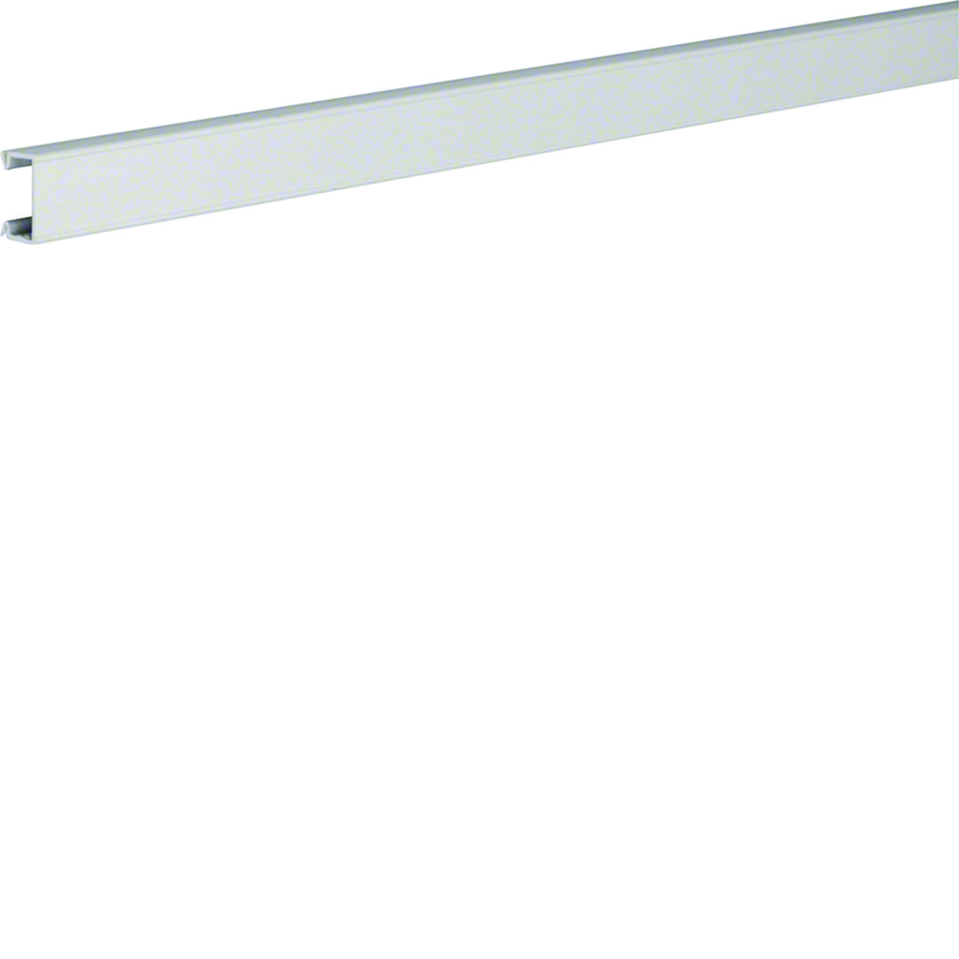 Huzalozócsatorna fedél 40/60/80mm magas csatornához 25mm-sz 2000mm világosszürke HA7 Hager