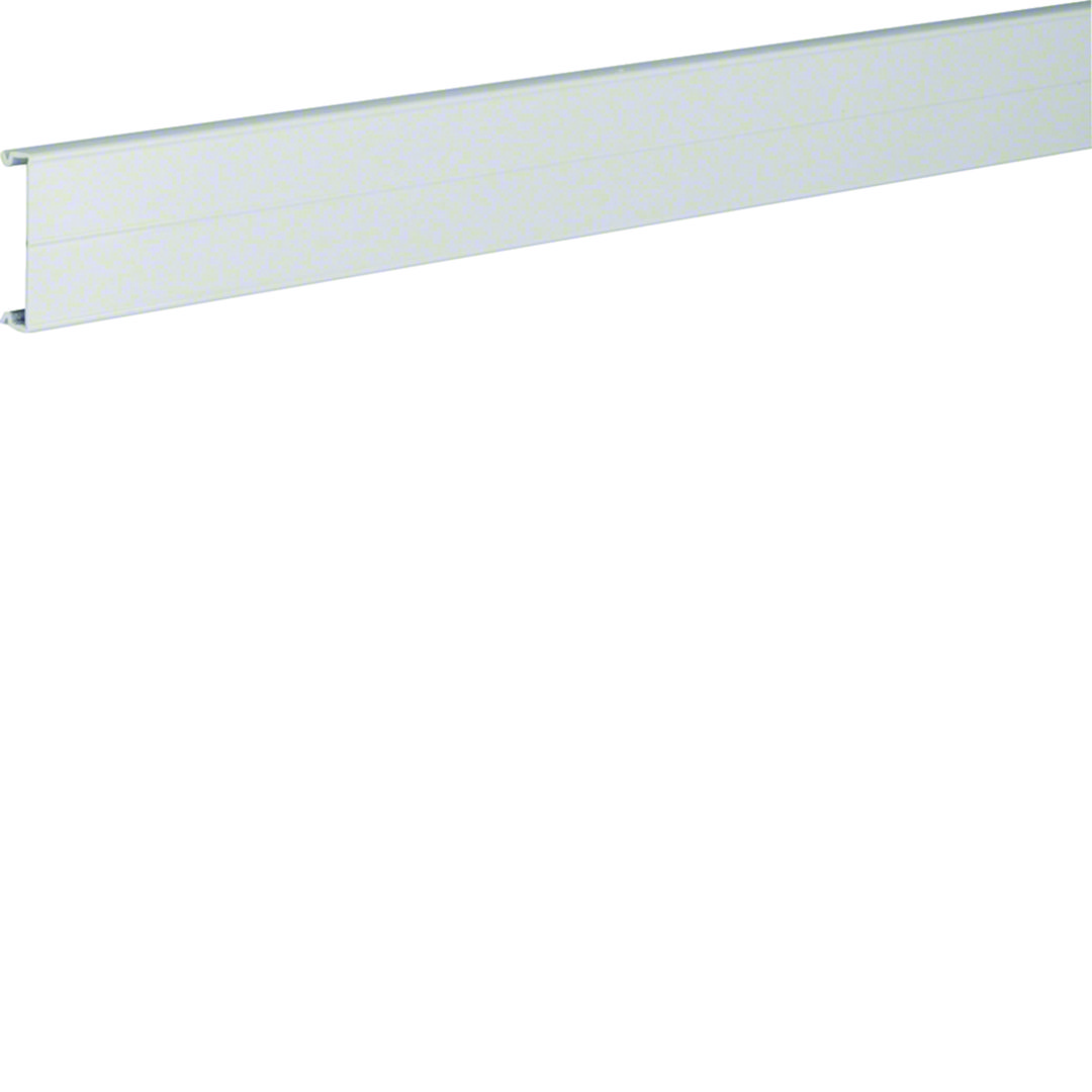 Huzalozócsatorna fedél 25x40mm csatornához 40mm-sz 2000mm világosszürke halogénmentes HA7 Hager