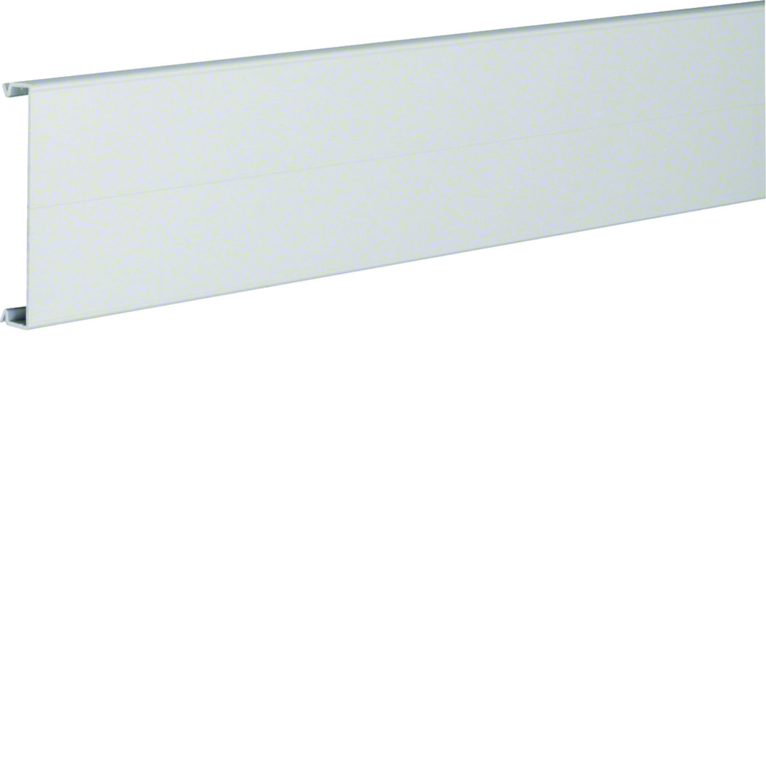 Huzalozócsatorna fedél 80mm magas csatornához 80mm-sz 2000mm világosszürke HA7 Hager